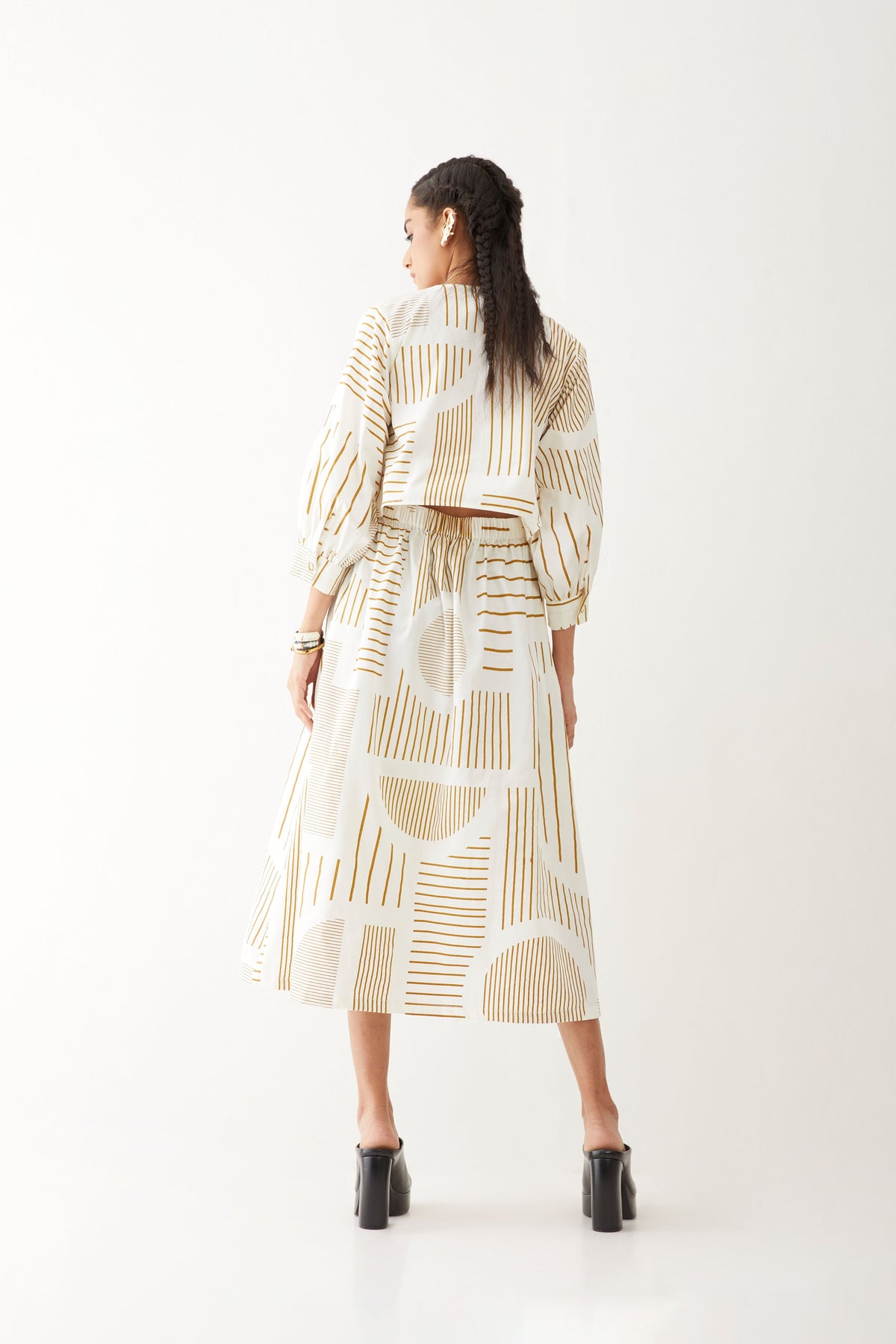 Bonobo Dress With Reflection Print