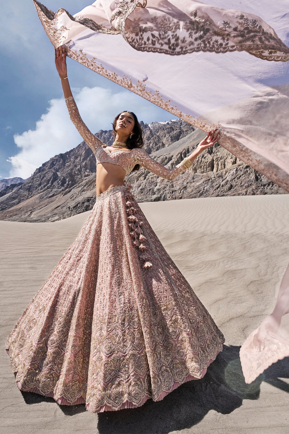 Leh Nubra Lehenga Set