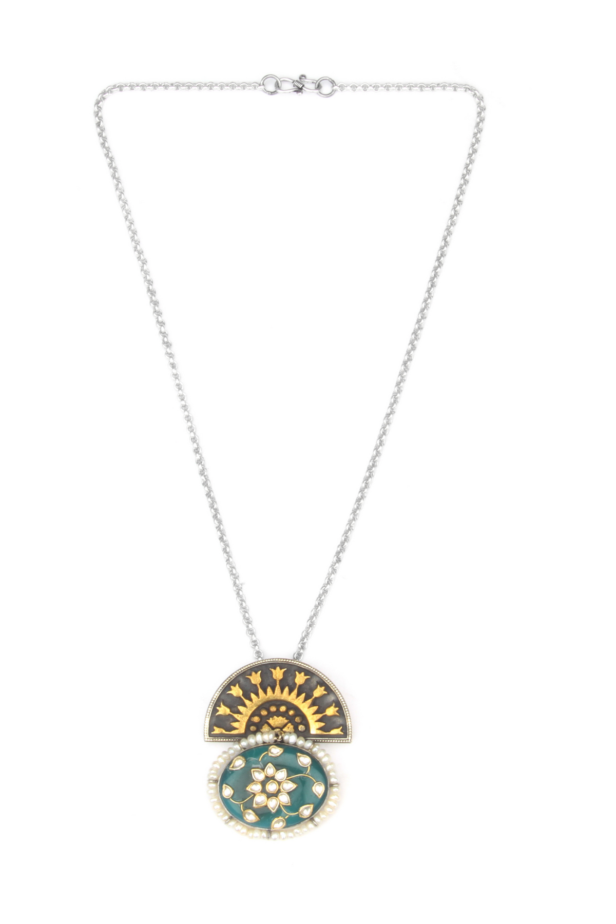 Silver Tiara Pendant