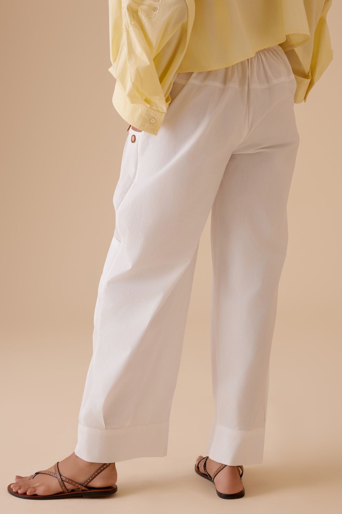 White Manya Pant