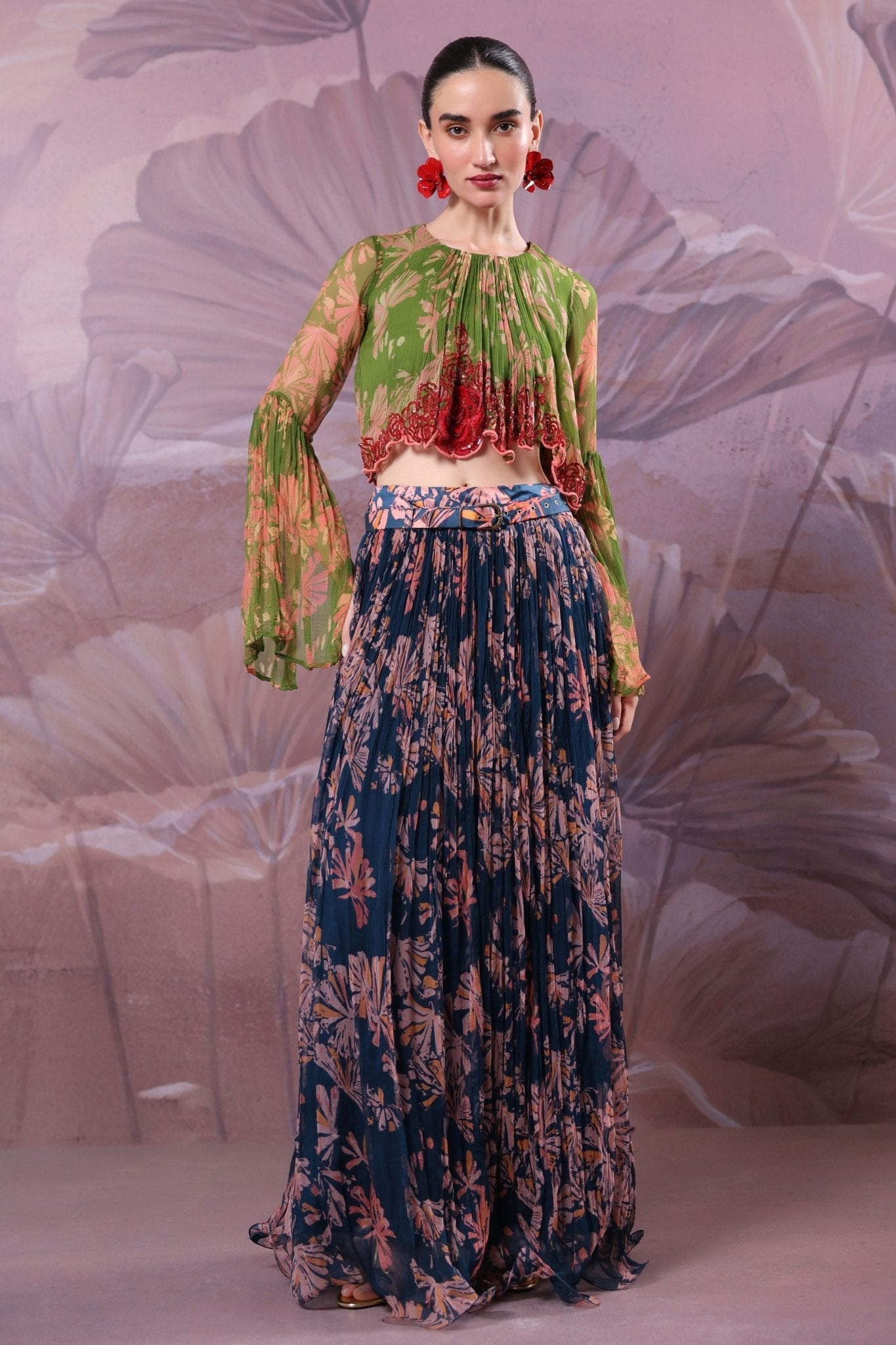 Gulaab Pan Co - ord Set - Pallavi Jaipur - Elahe