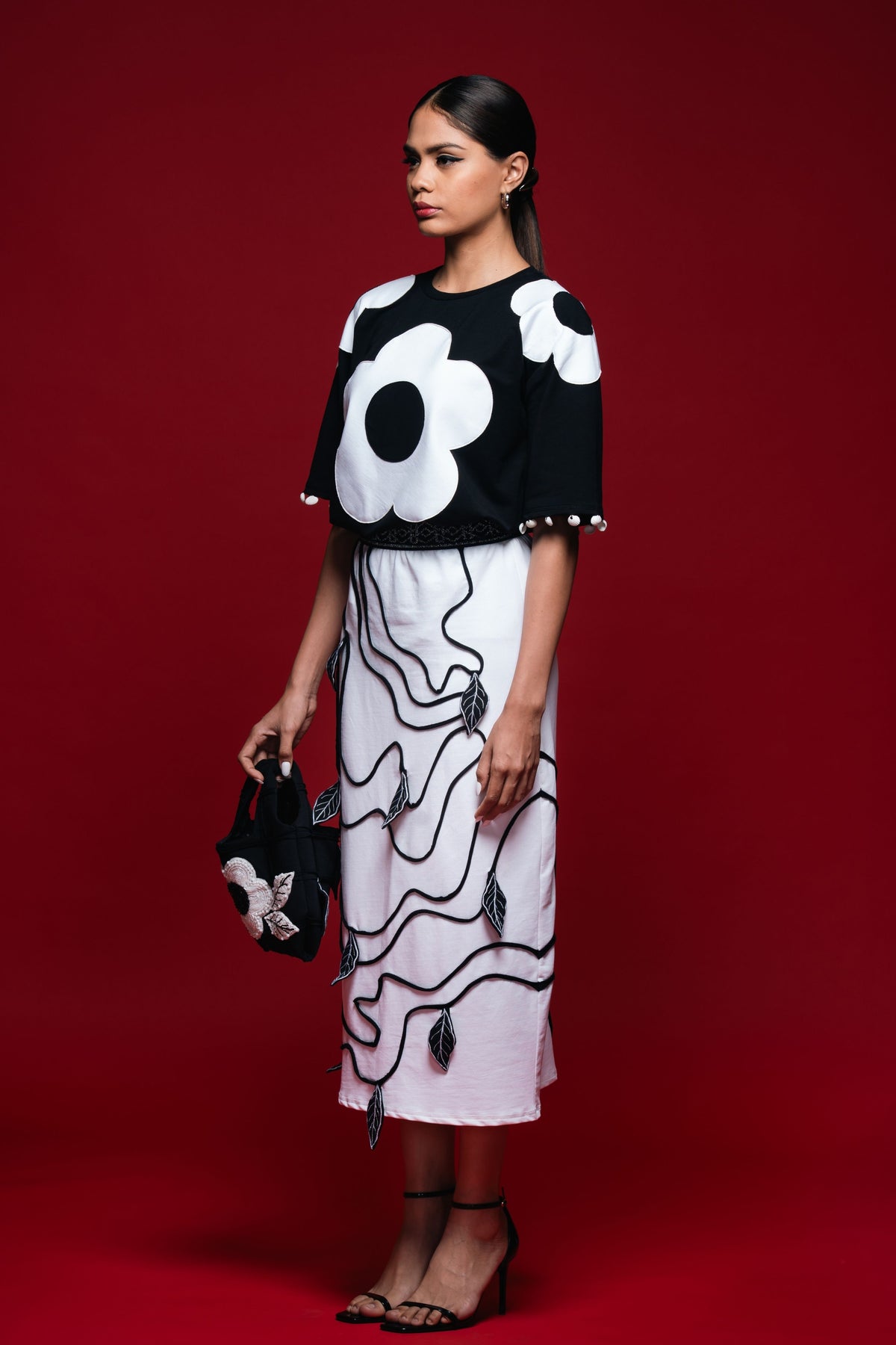 Monochrome Meadow Co-ord Set