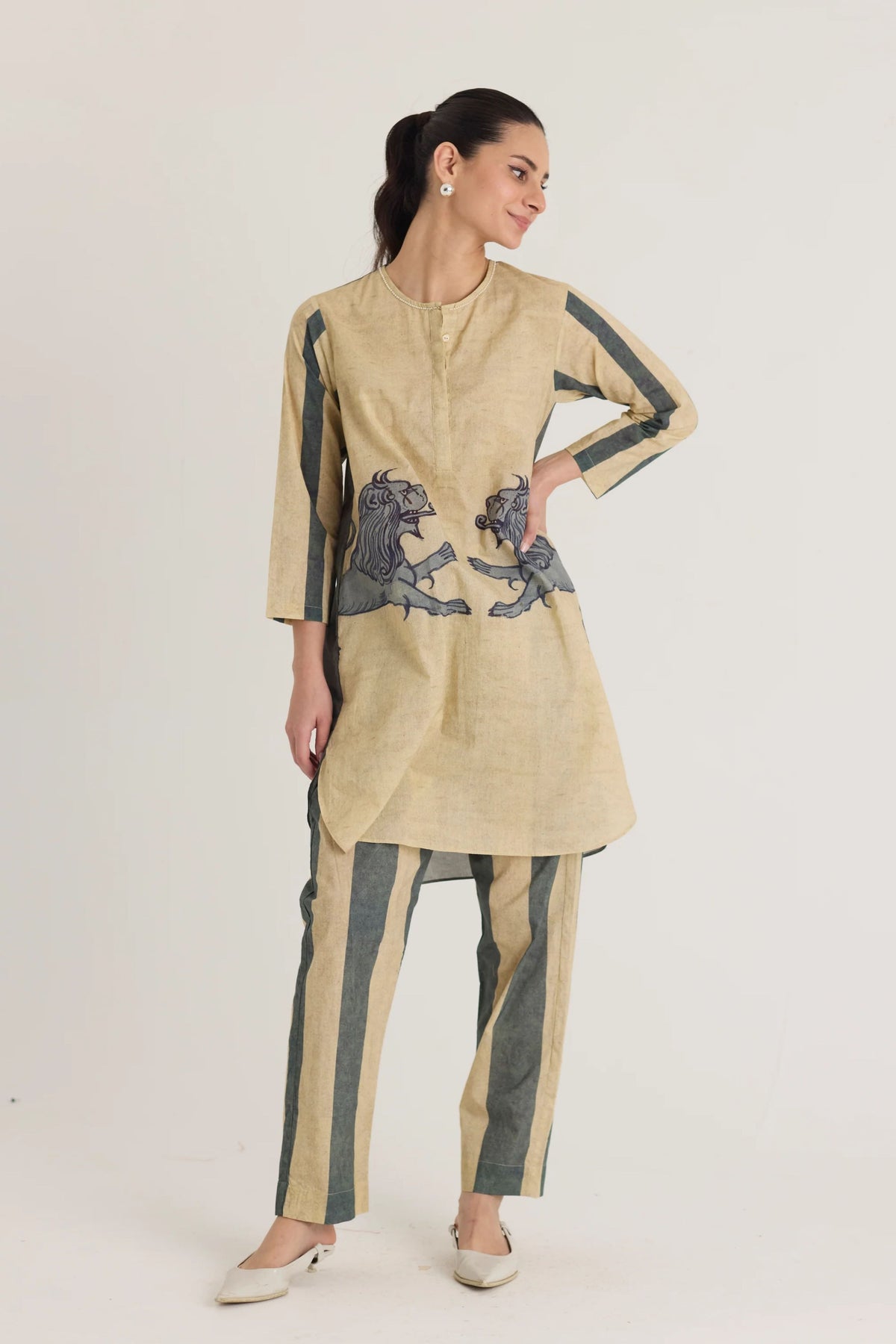 Paws Short Kurta Set