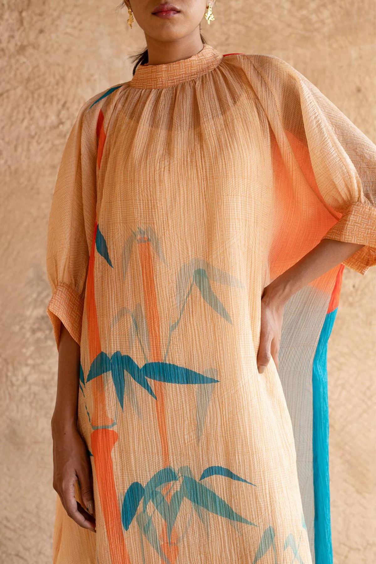 Bright Orange Tunic Dress