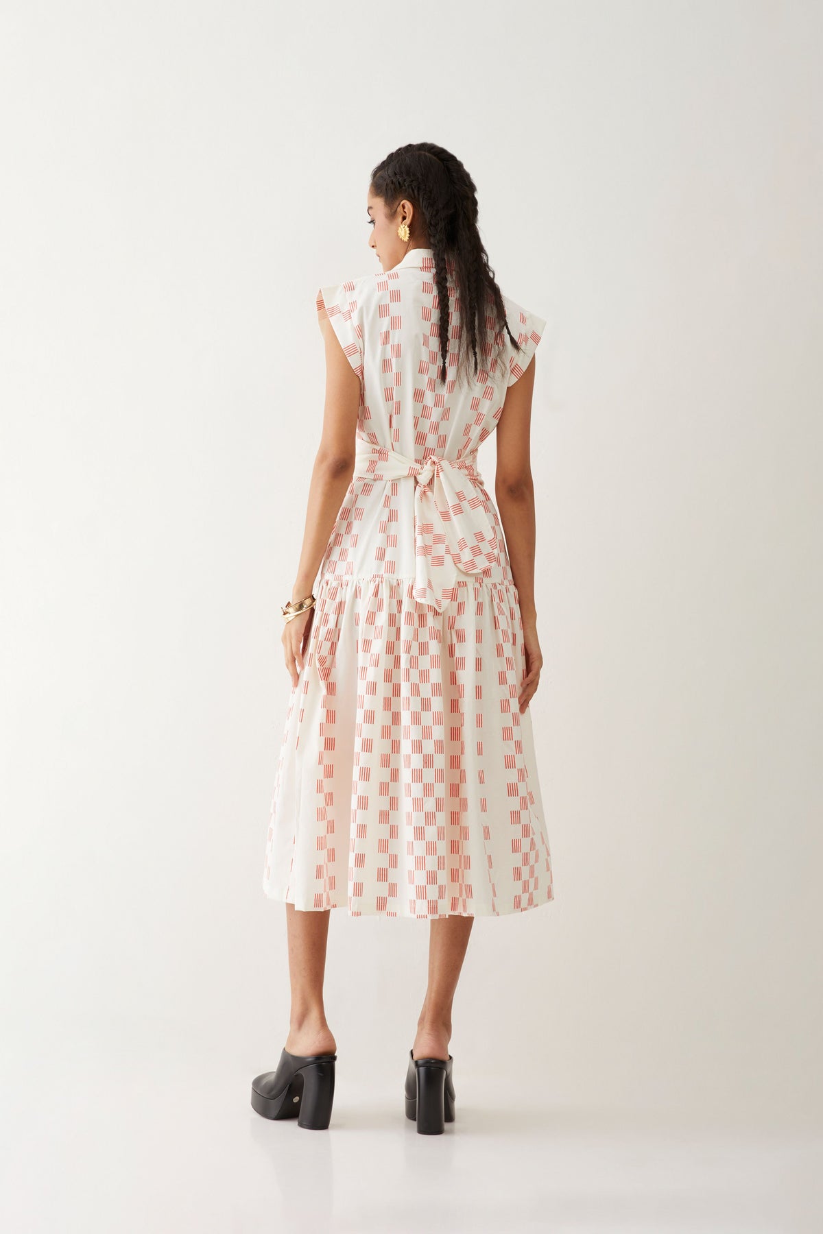 Agnes Dress In Hopscotch Print