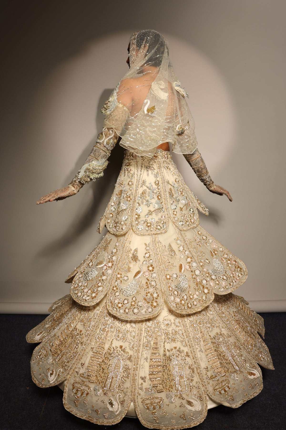 Tuscan Bloom Petal Lehenga Set