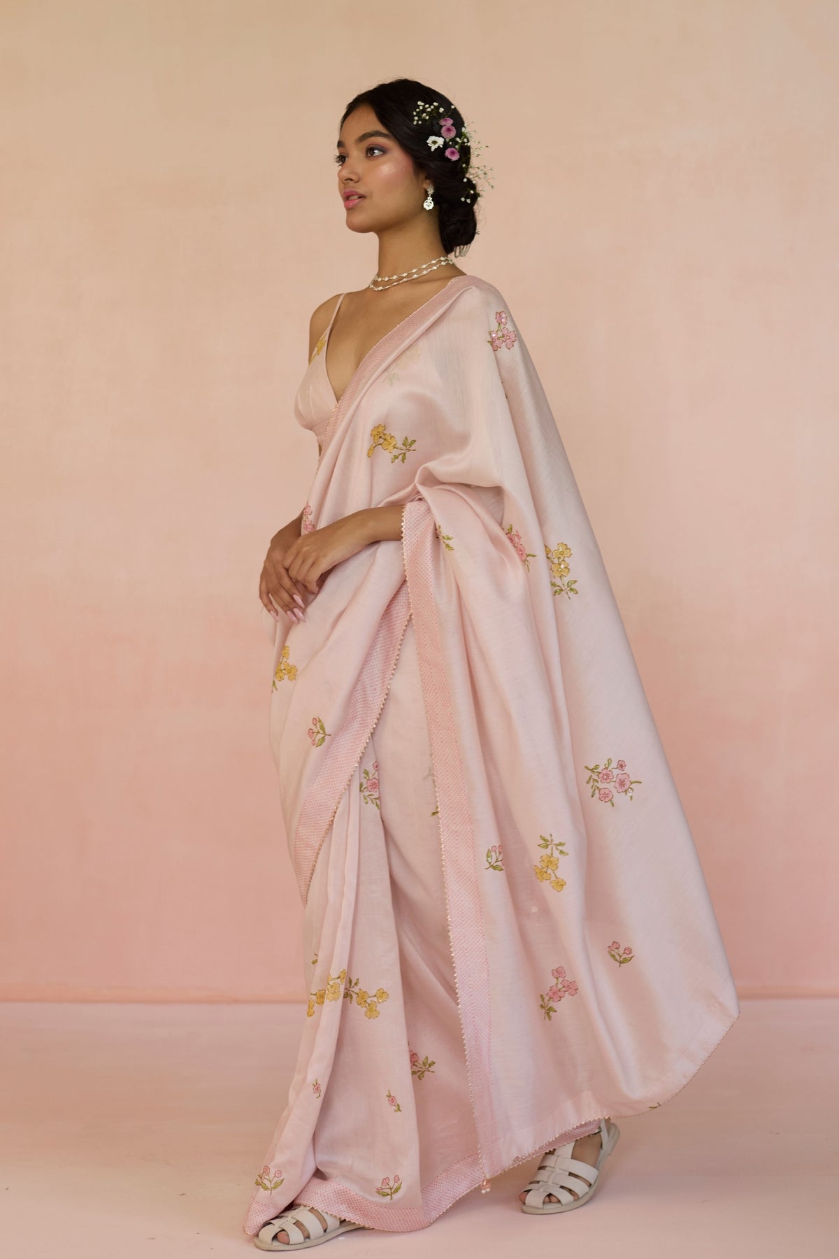 Gulabi Silk Saree