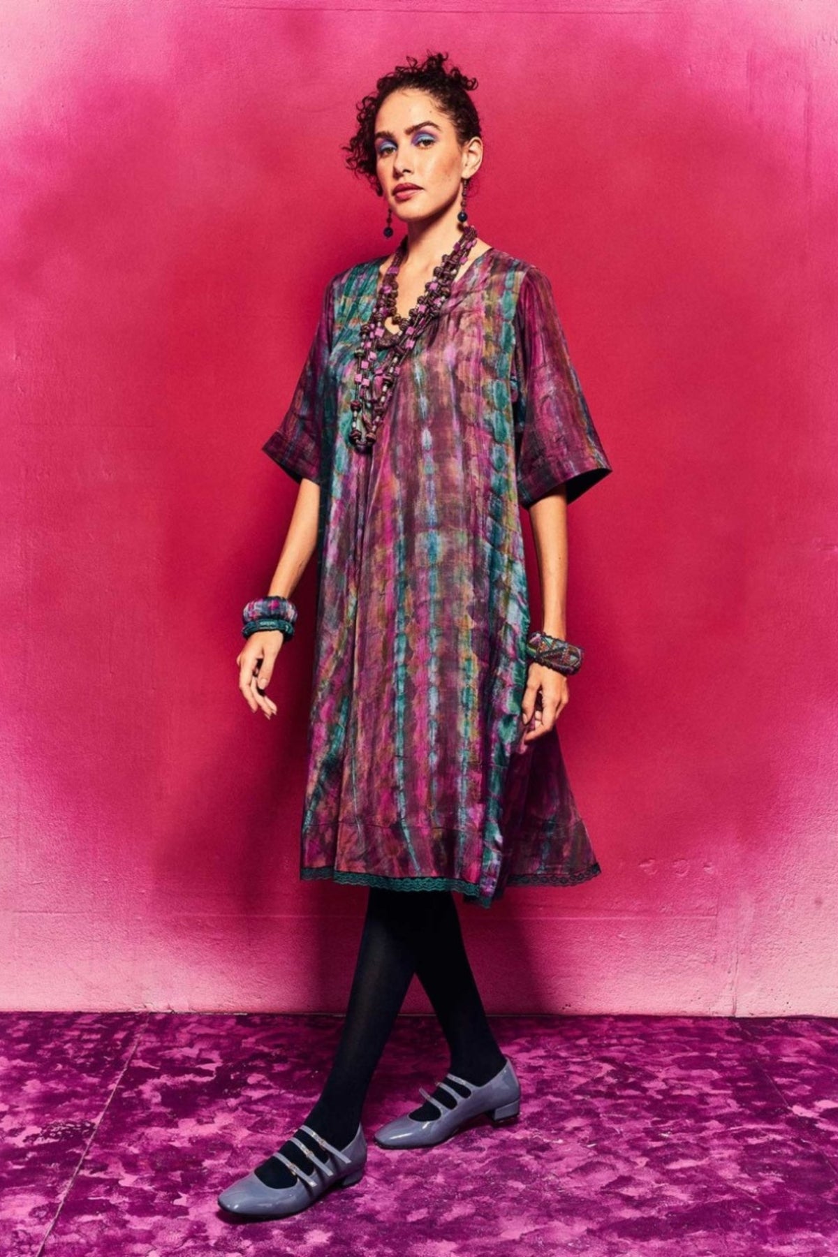 Violet and Teal Kiara Dress
