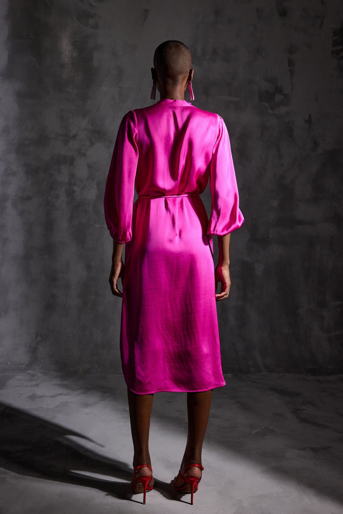 Moonflower Shift Dress With Belt