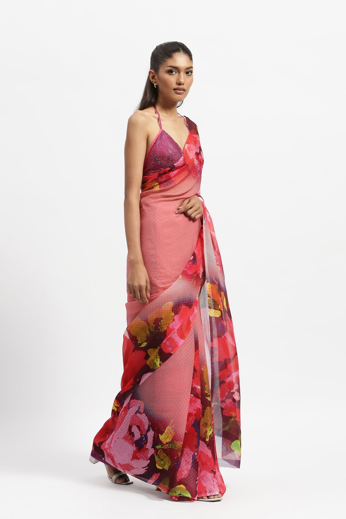 A Happy Feeling Printed Saree