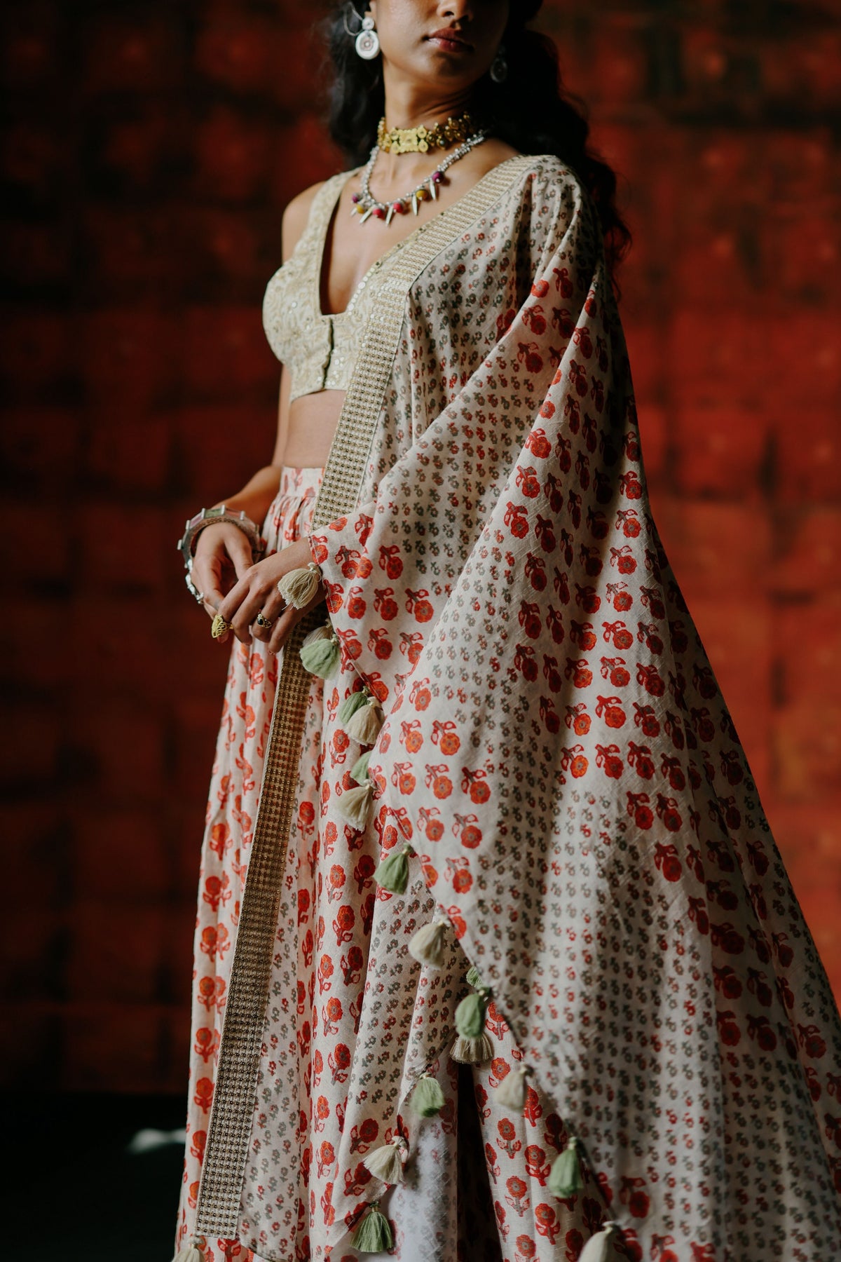 Pearl Lehenga Set