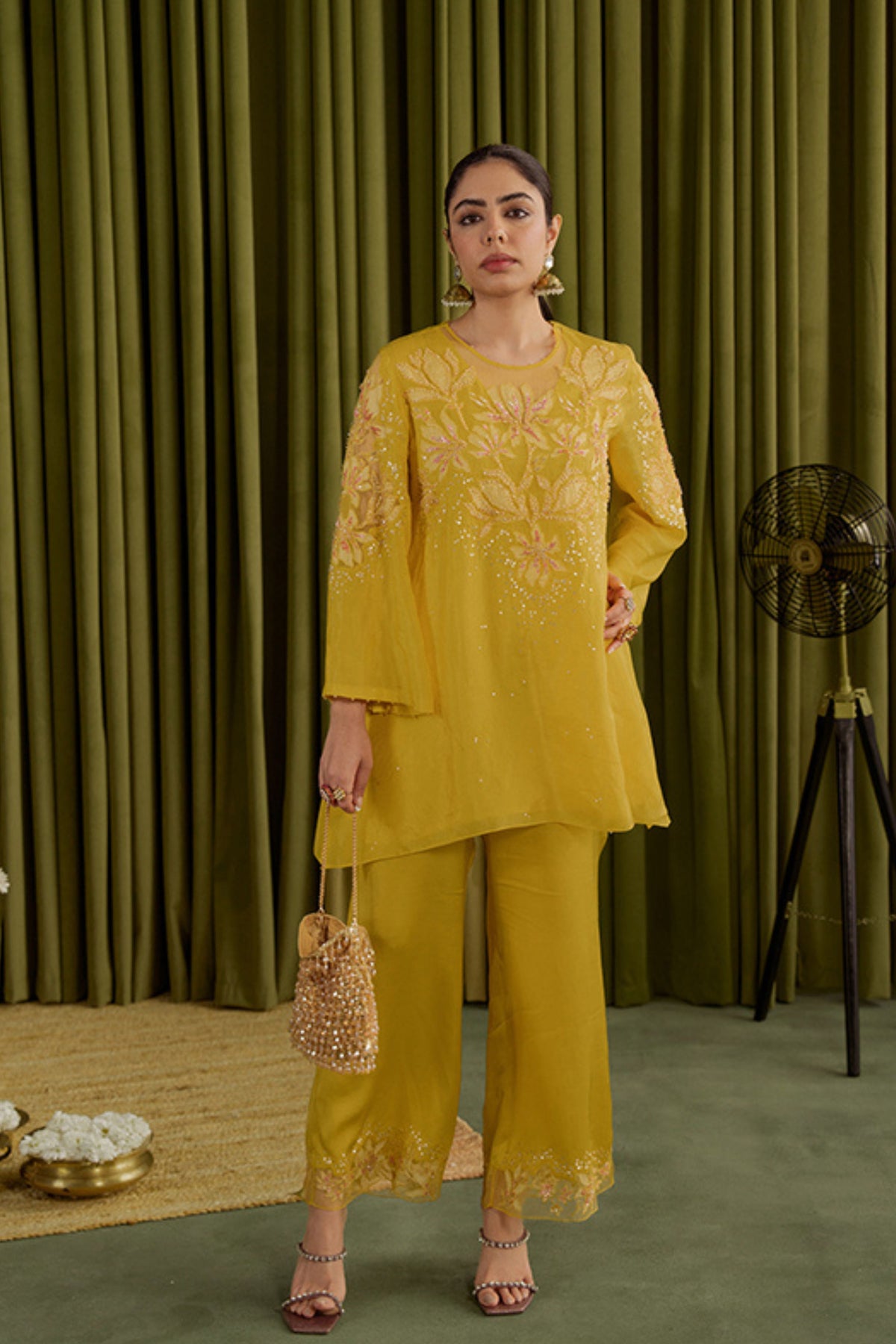 Mango Embroidered Kurta