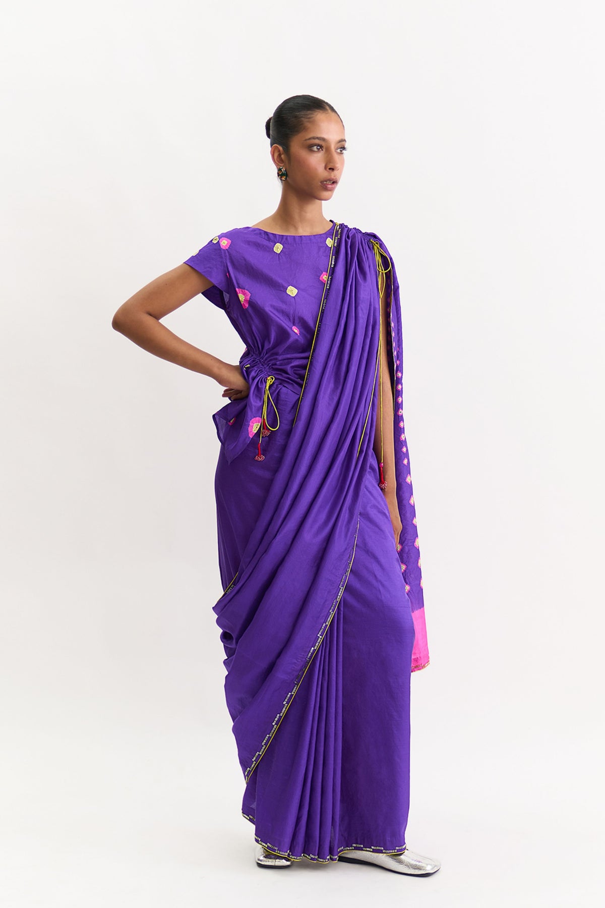 Nova Purple Saree