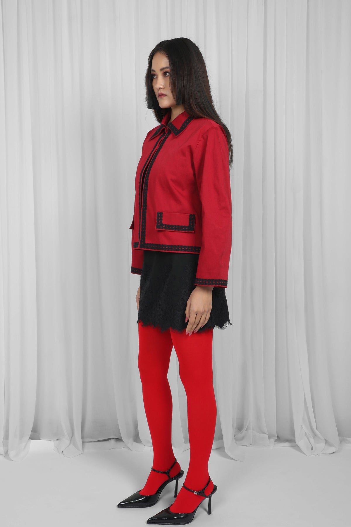 Red and Black Mae Jacket