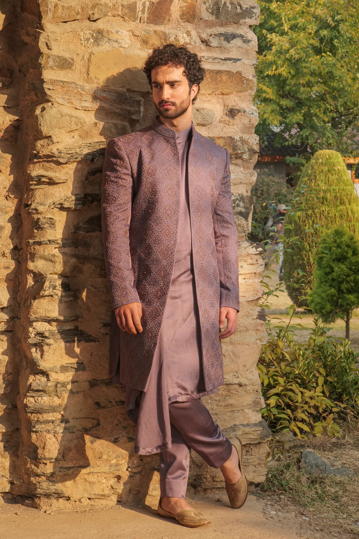 English Purple Contemporary Jacket