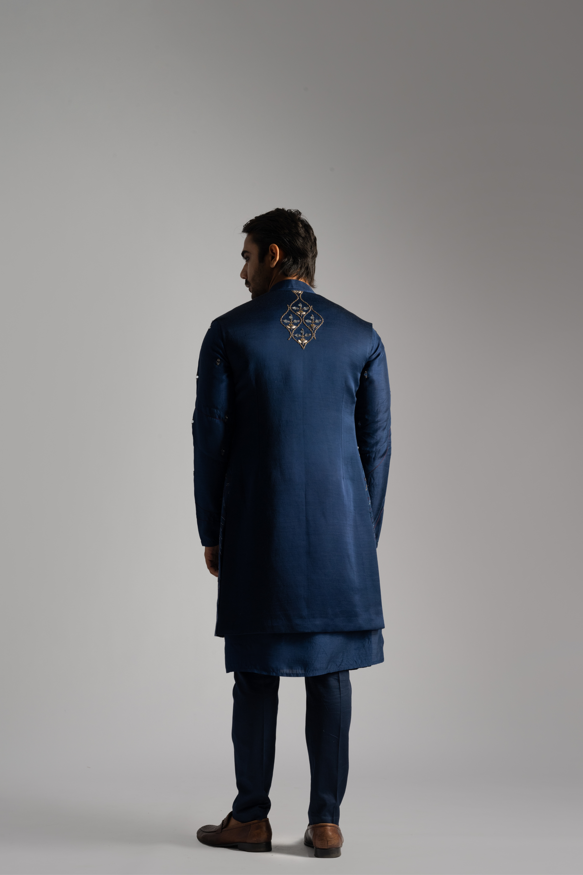 Long Open Kurta Set