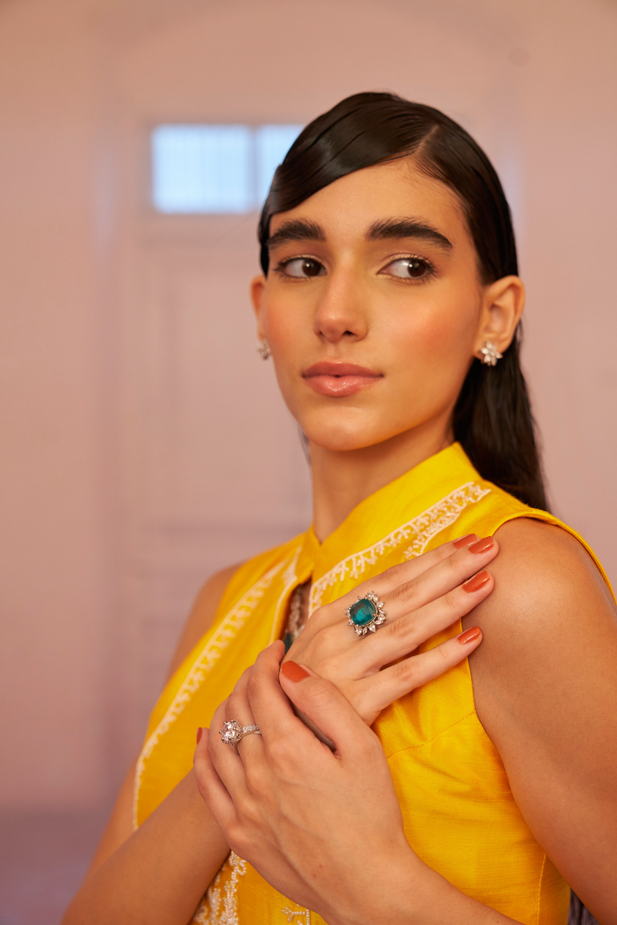 Sunshine Yellow Kurta With Tulip Pants