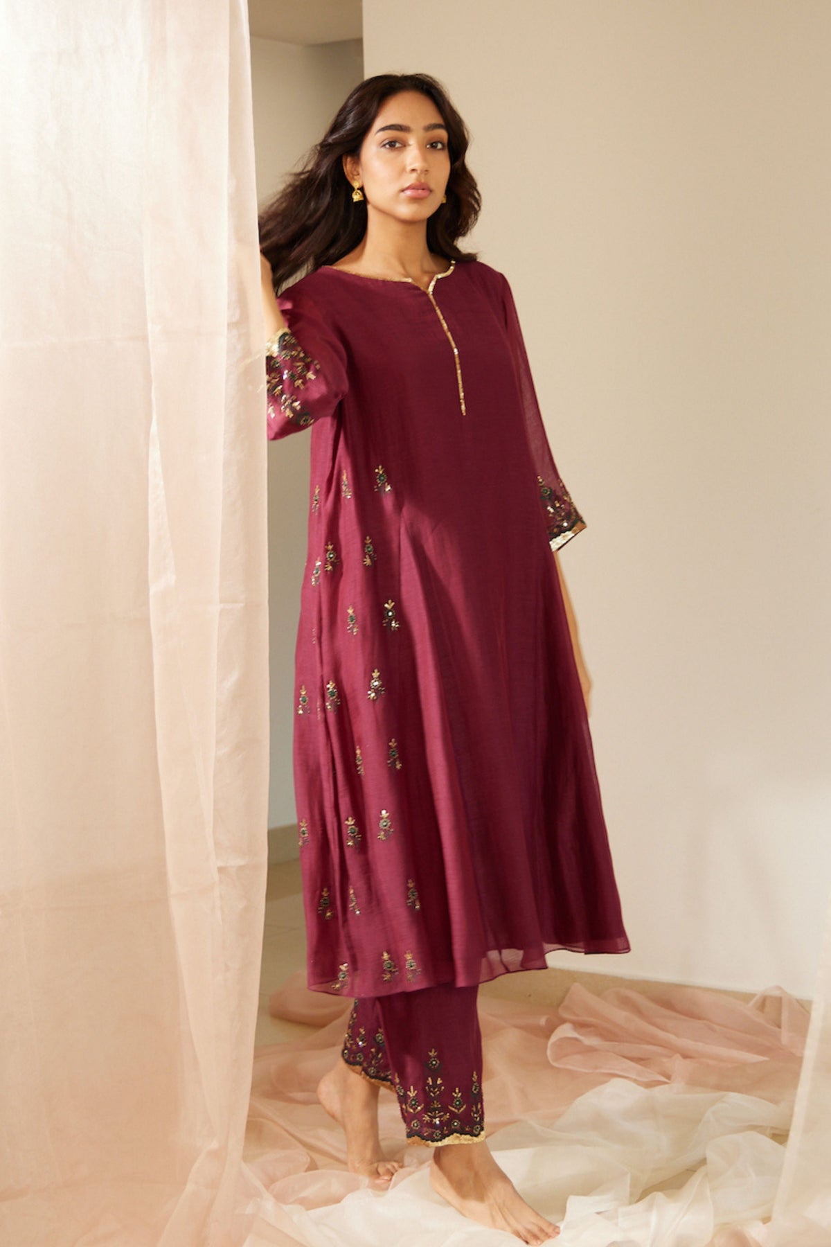 Yellow Abir Kurta