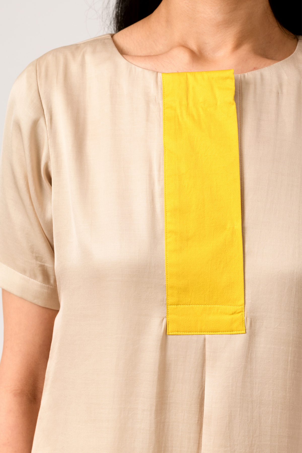 Ecru yellow top