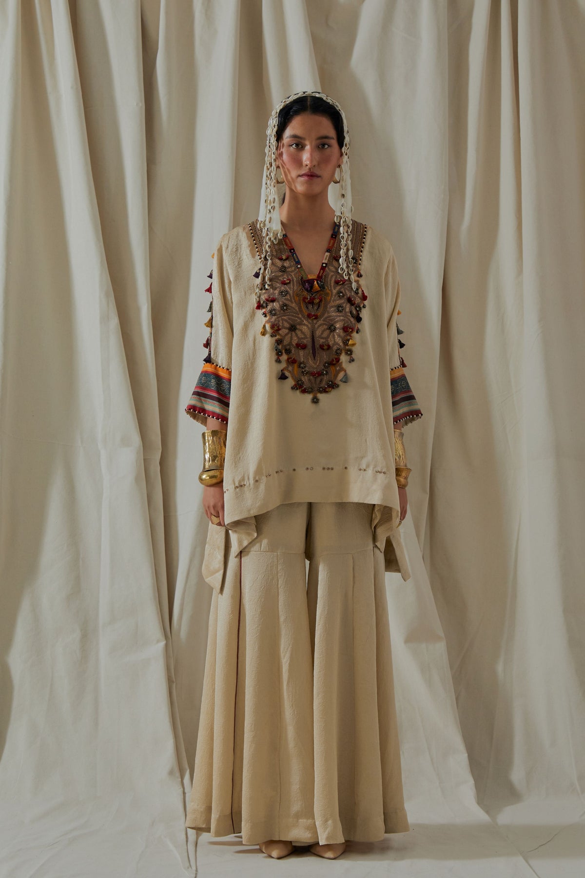 Zuri Gilet With Sharara