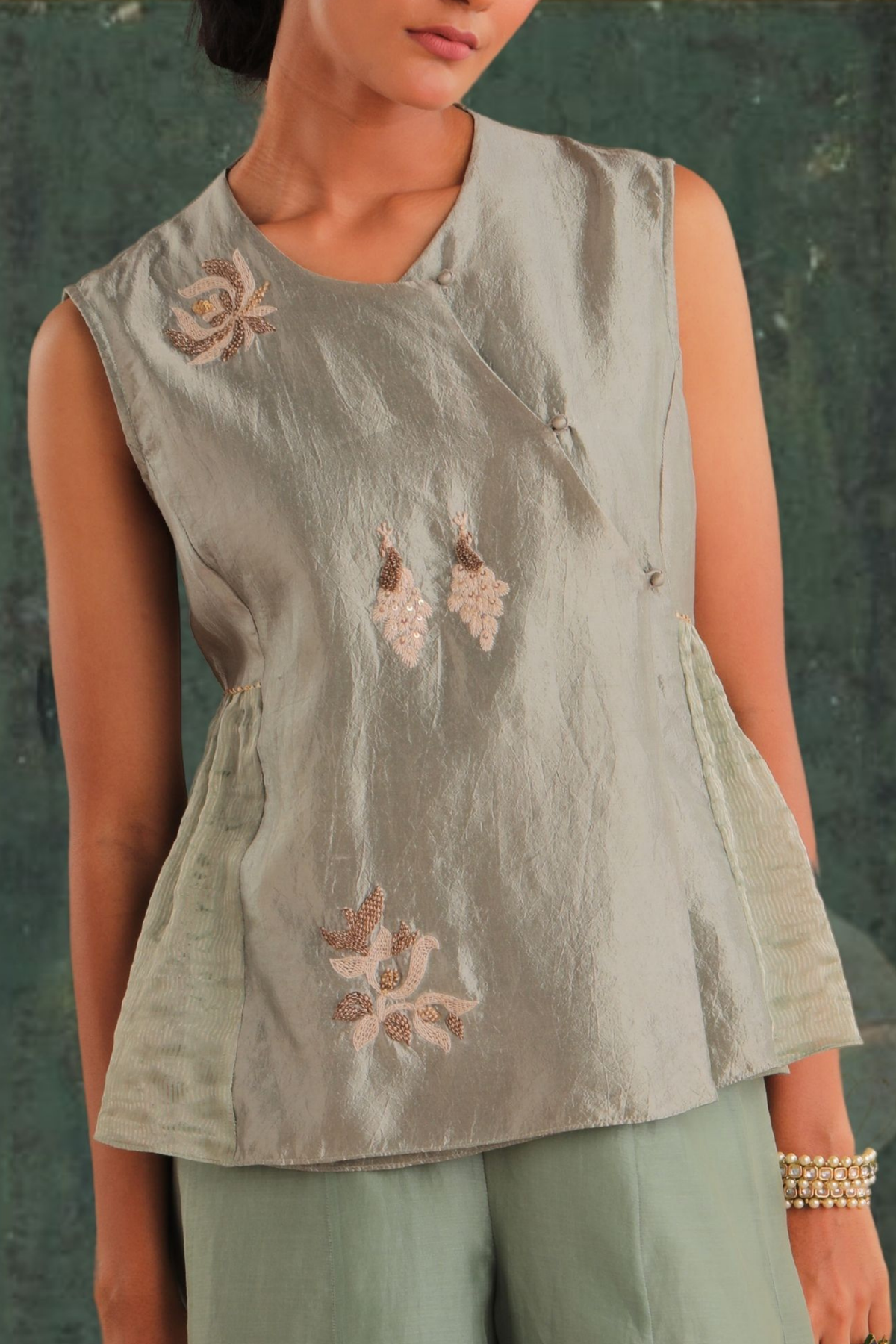 Angarkha Top Palazo Set