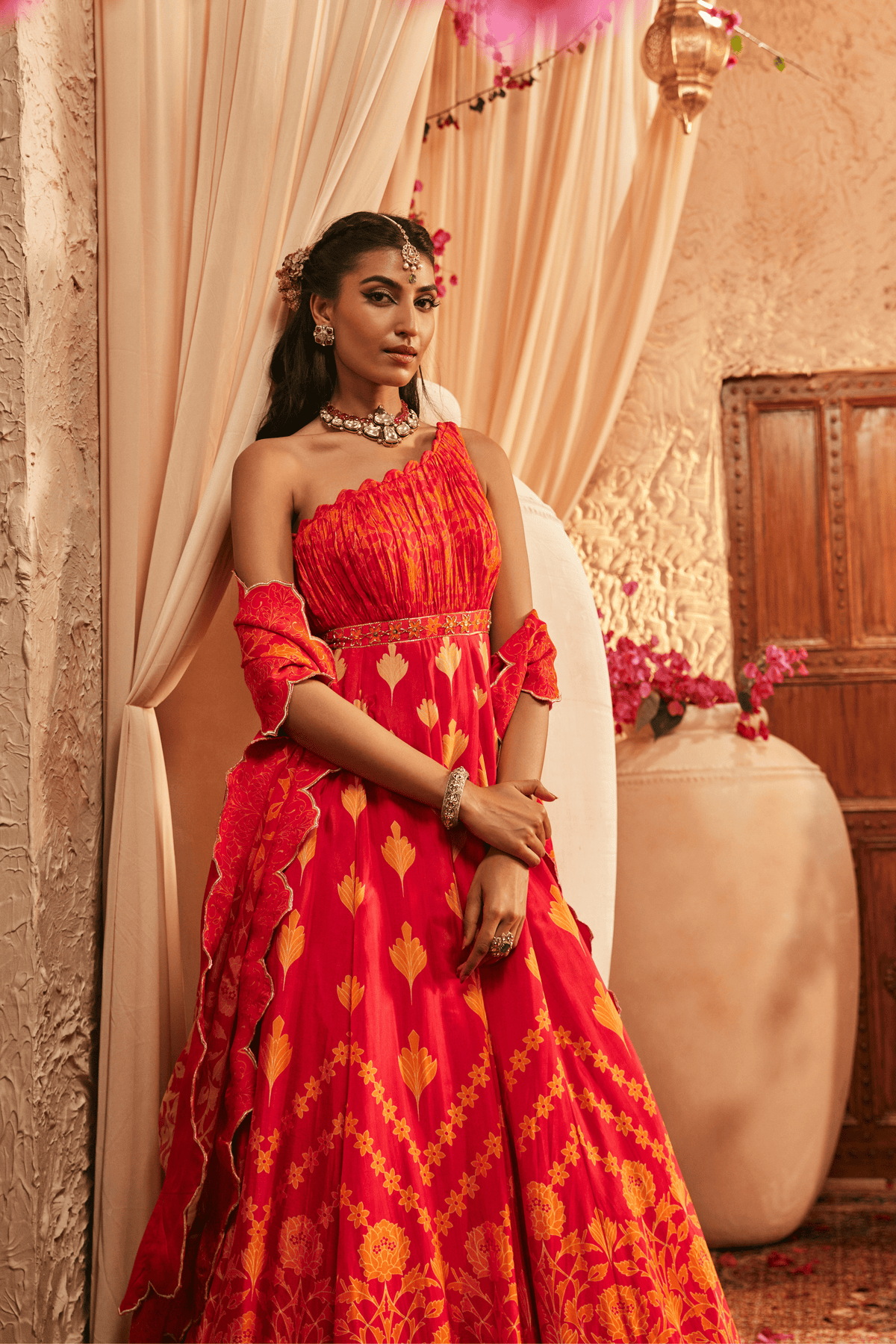 Vega Embroidered Anarkali Set