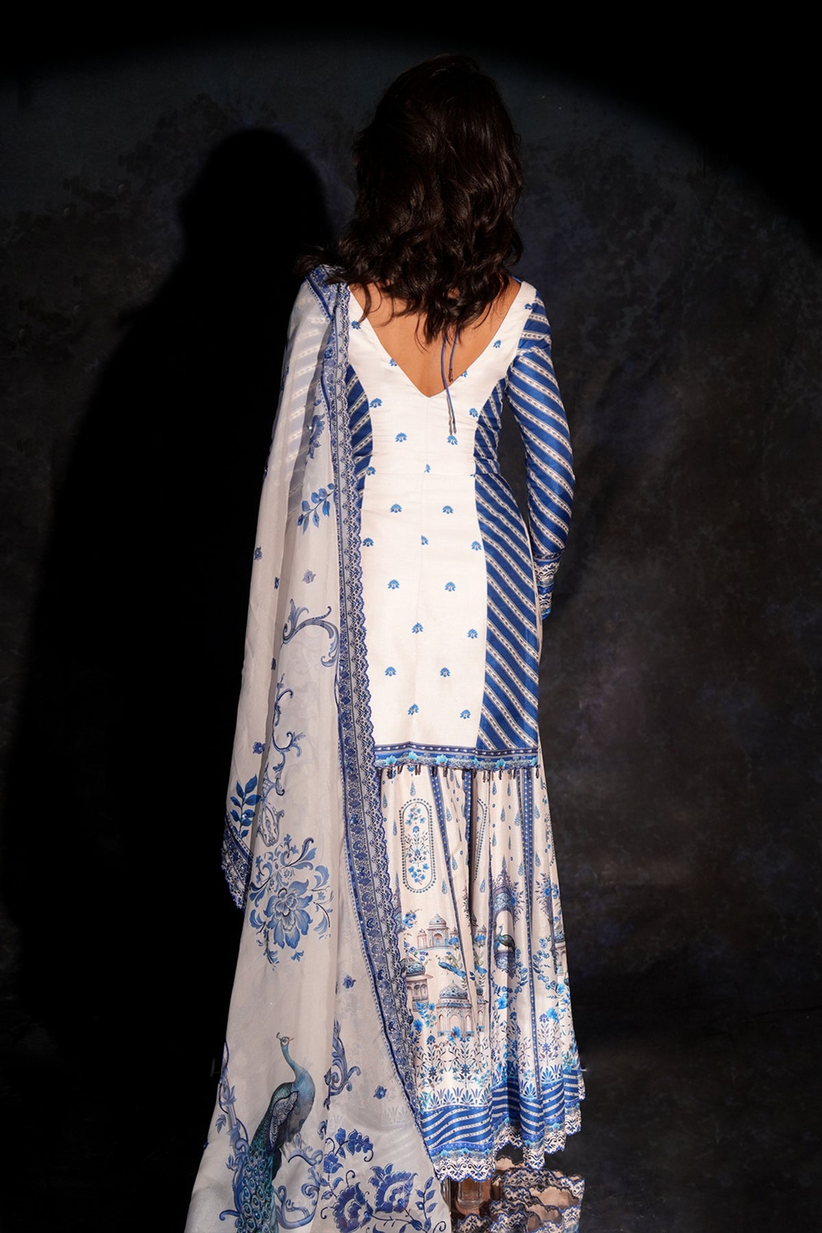 Neel Mahal Sharara Set