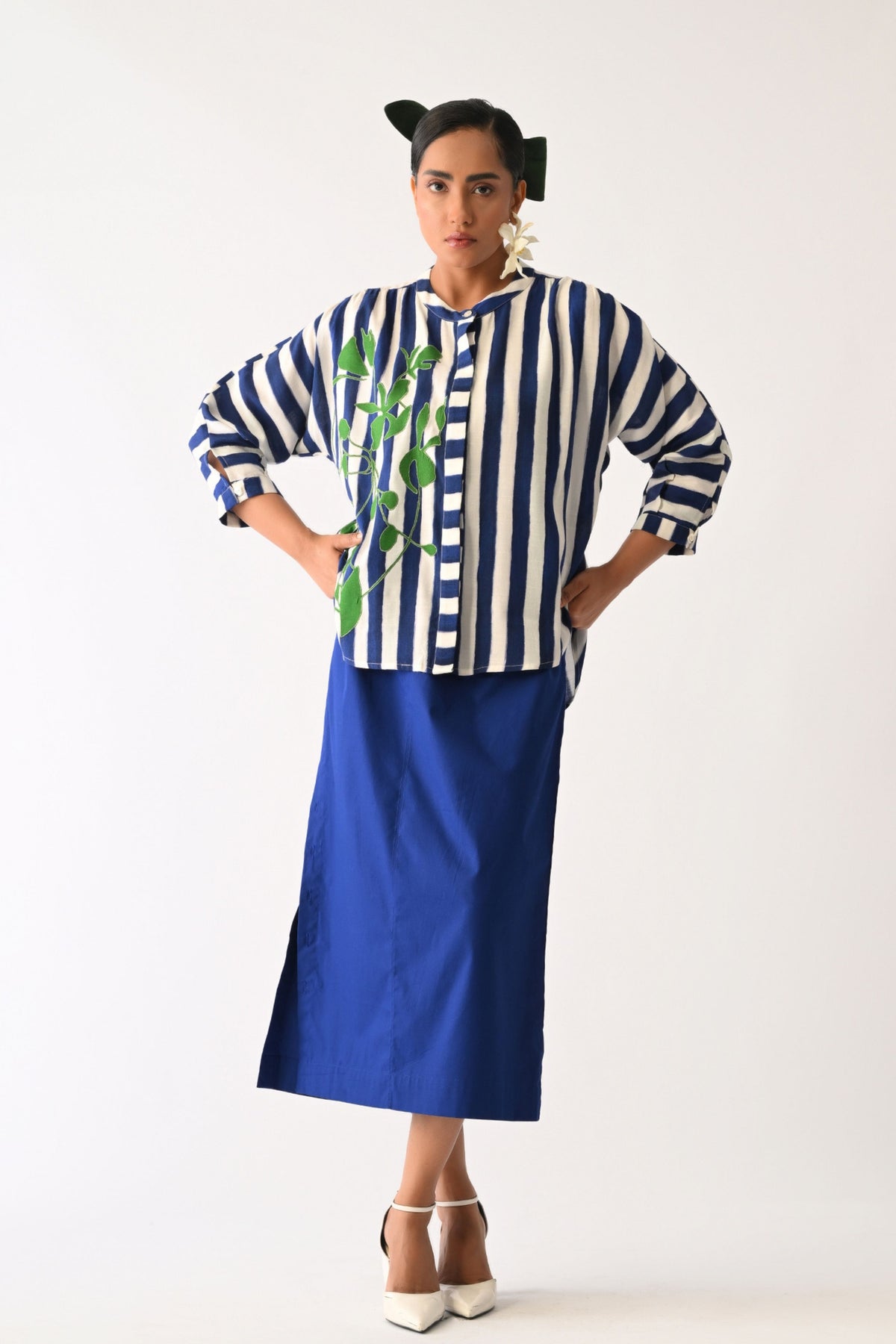 Revolt RB&W Applique Skirt Set