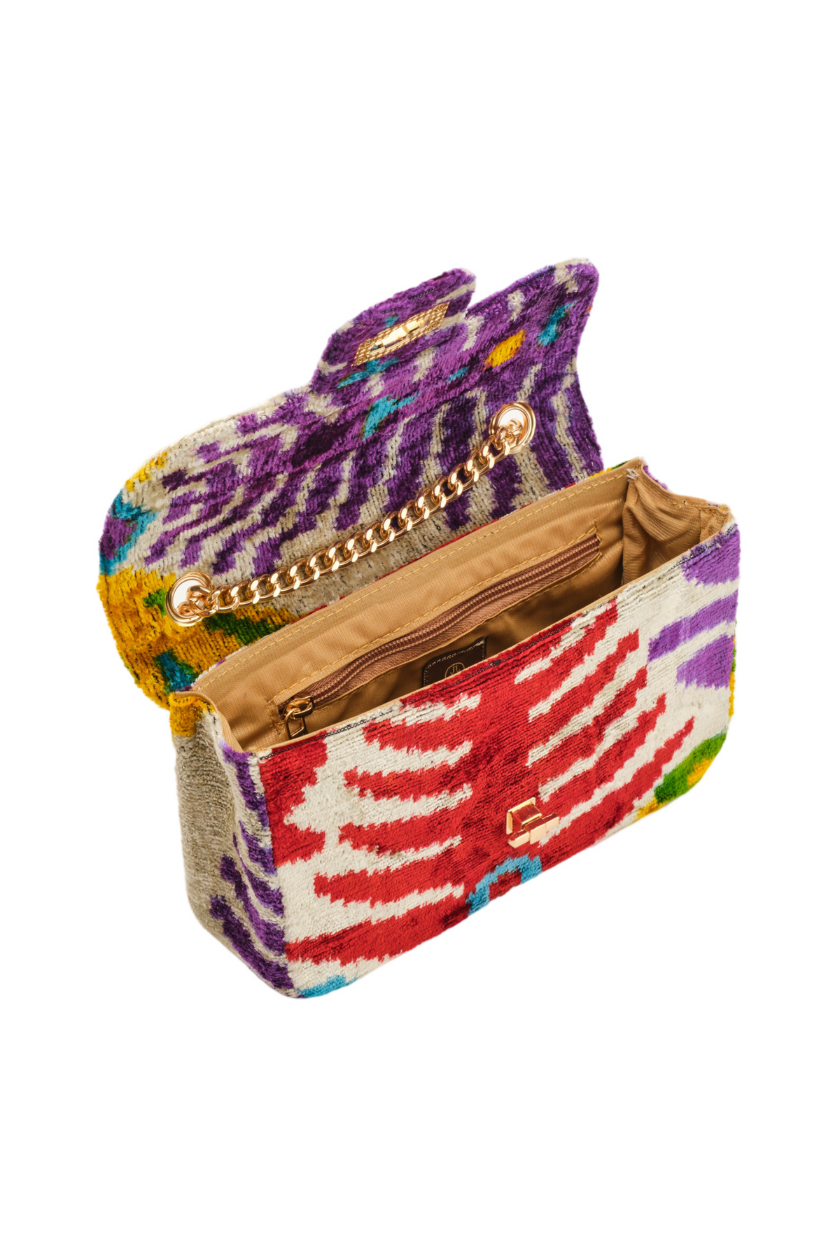 Velvet Silk Sling Bag