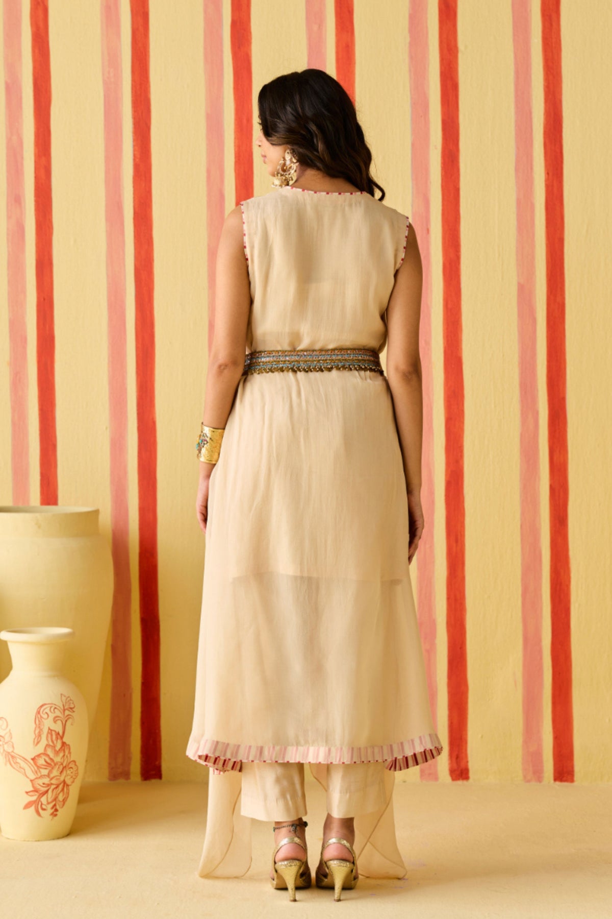Zara Tussar Kurta Set