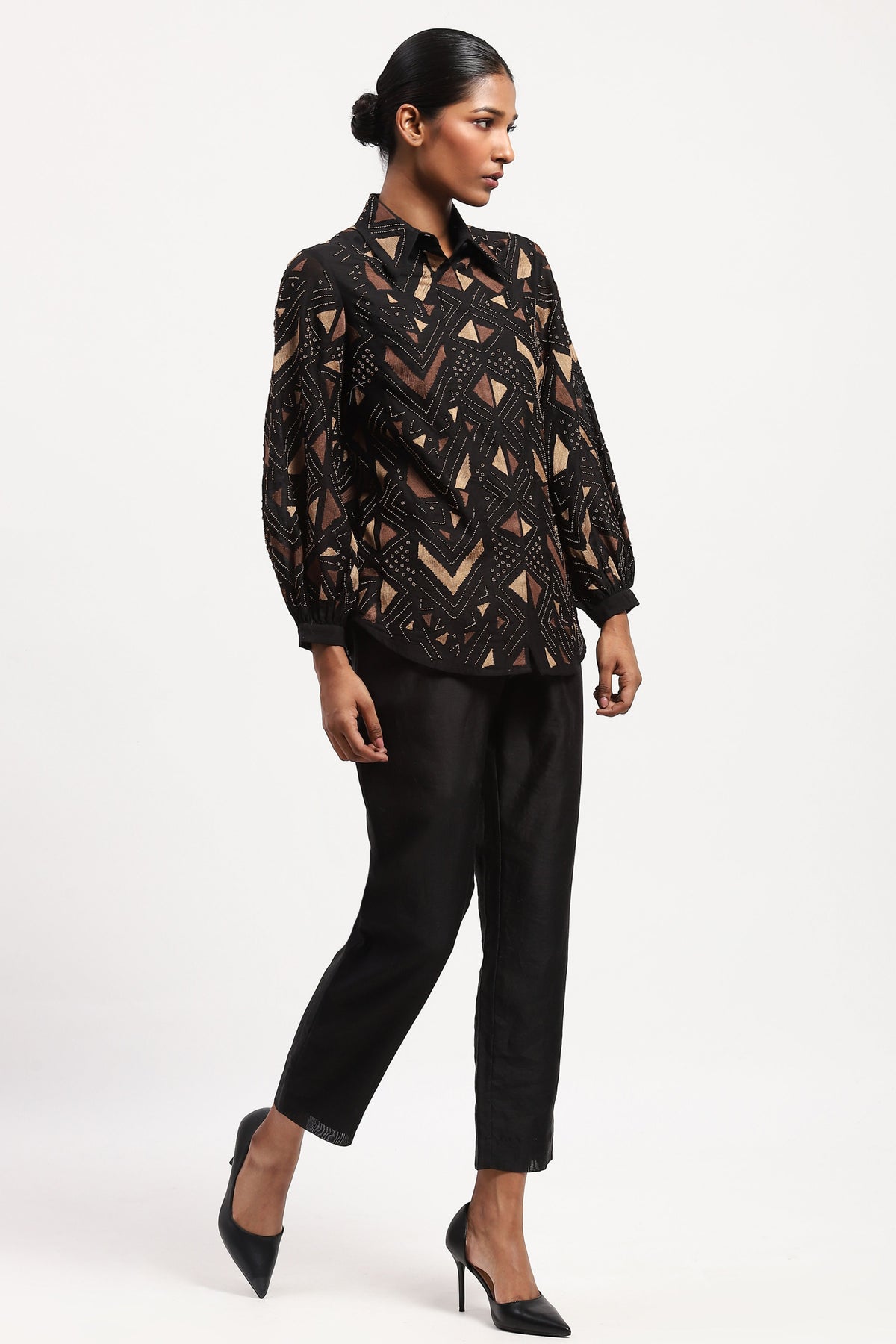 Embellished Chevron Shirt