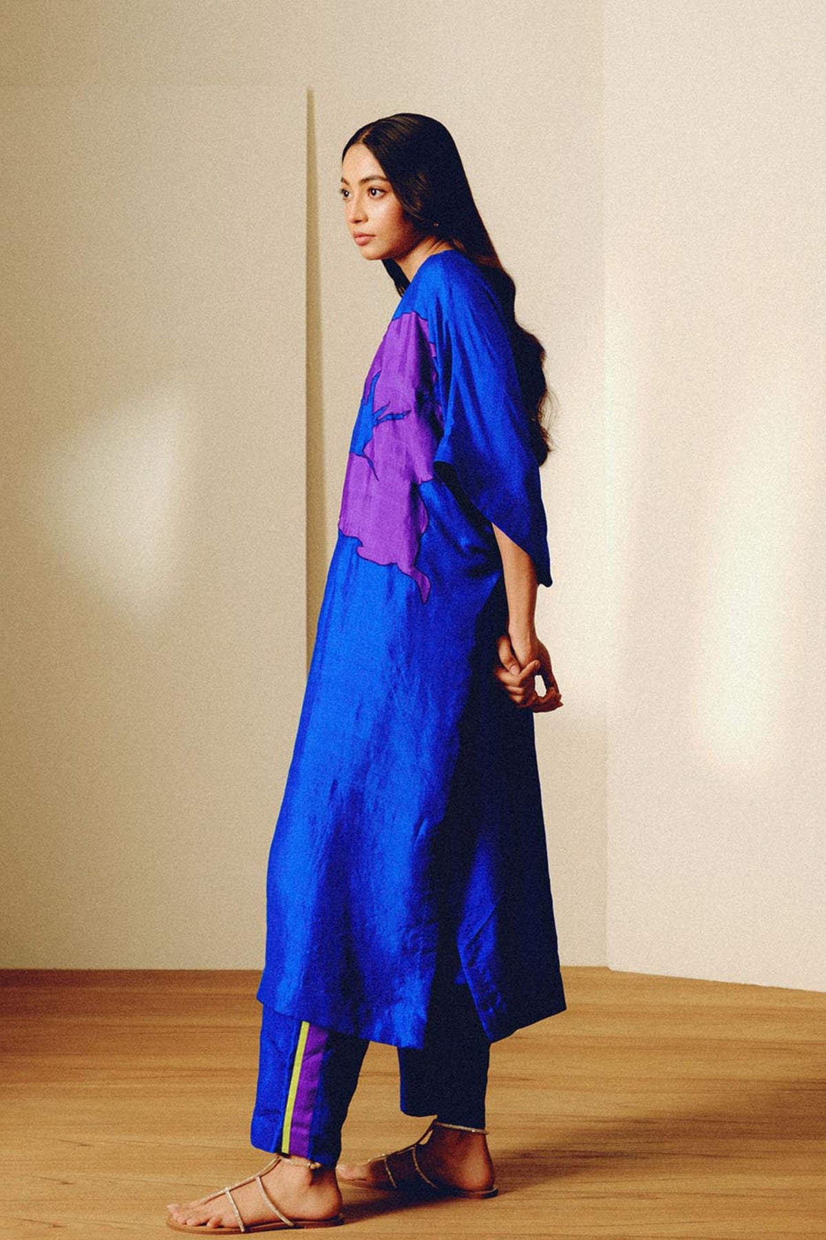 Tess Blue Tunic Set