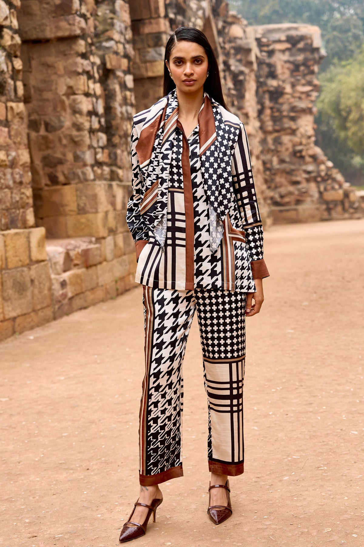 Signature Co-ord Set With Scarf