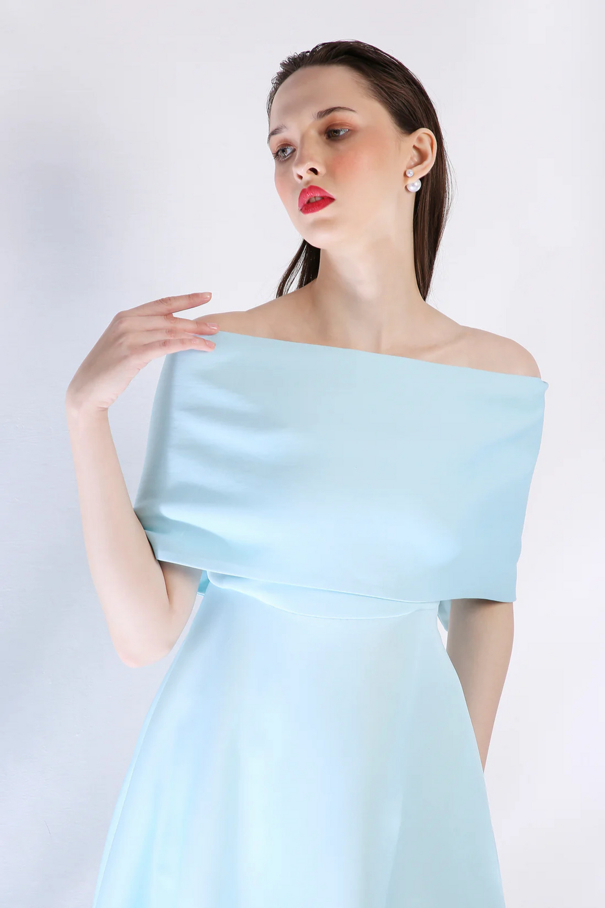 Light Blue Printed Dress