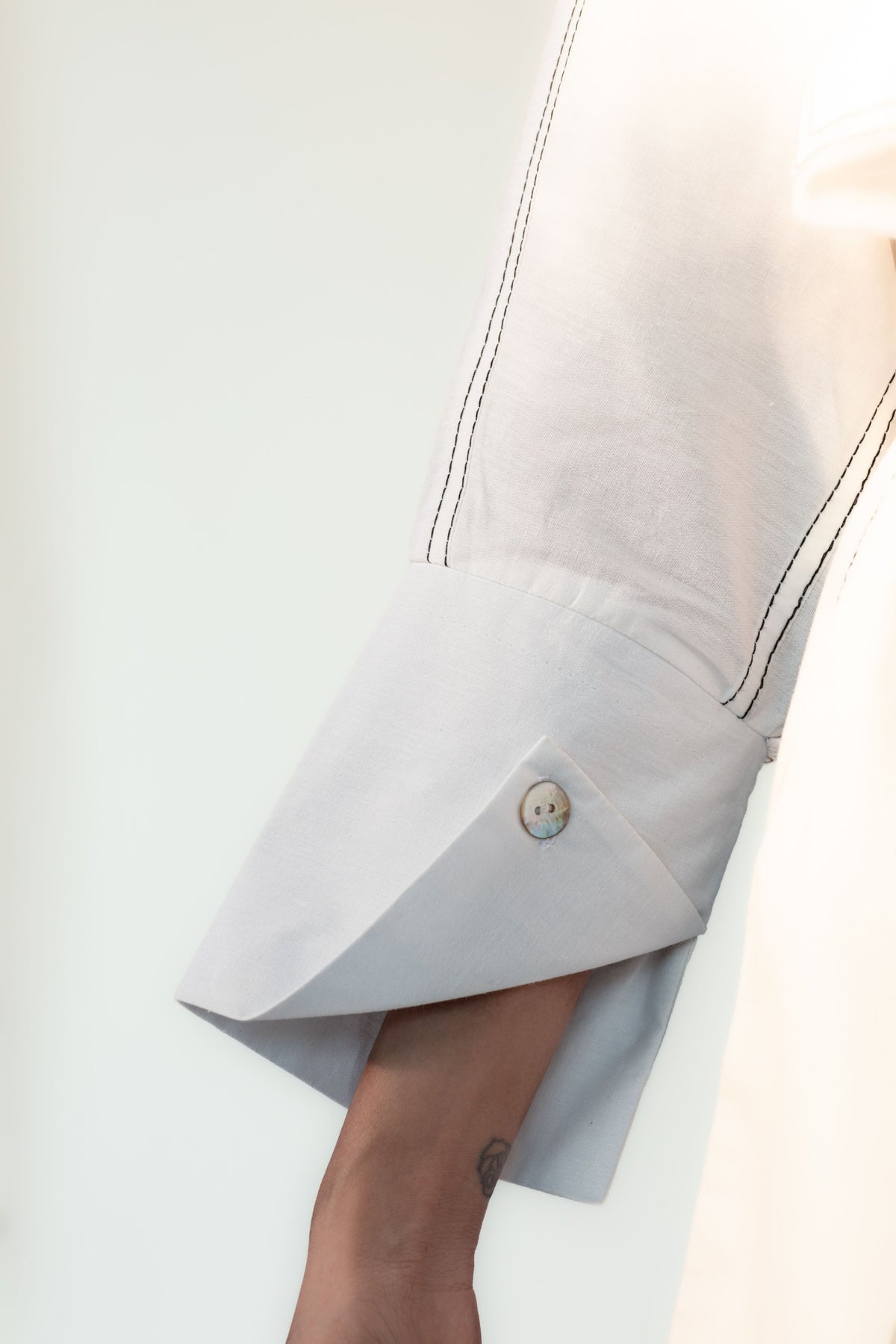 Vintage White Bermuda Shorts