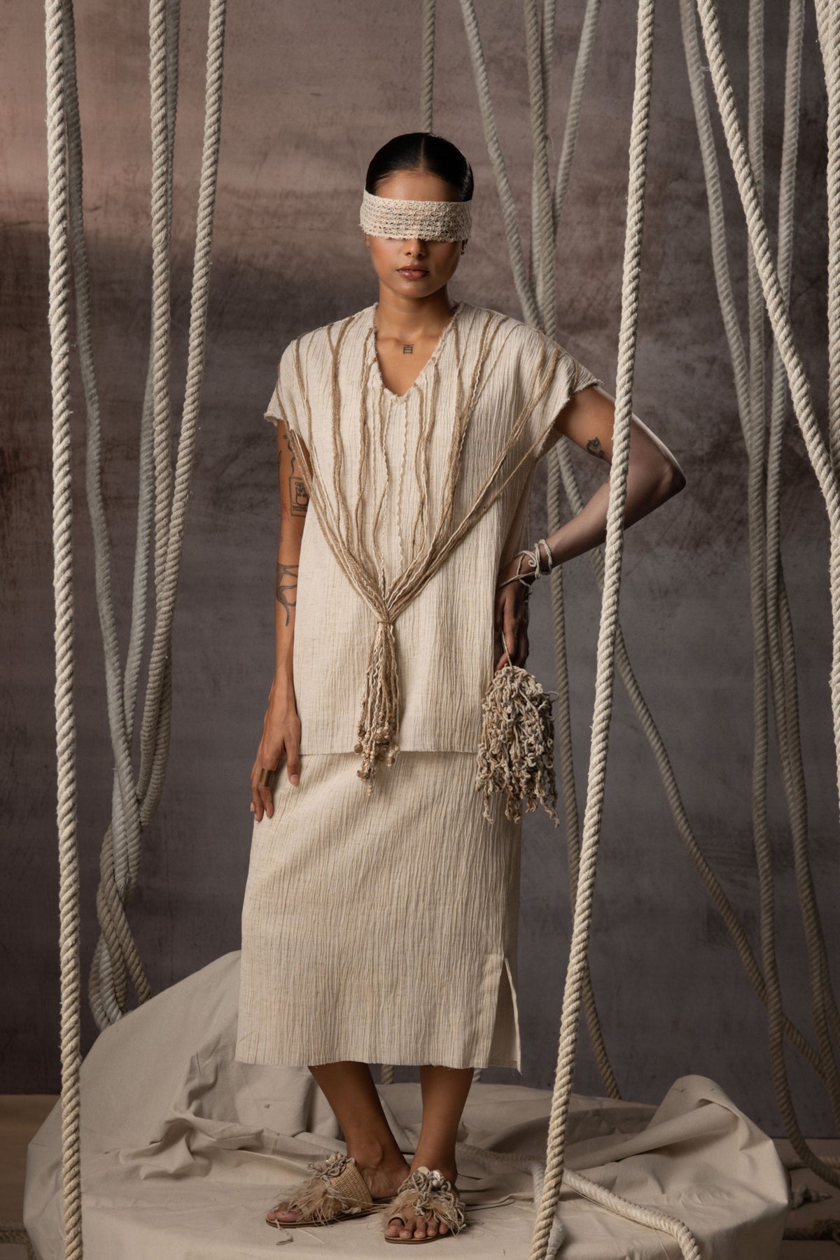 Ivory Crushed Top