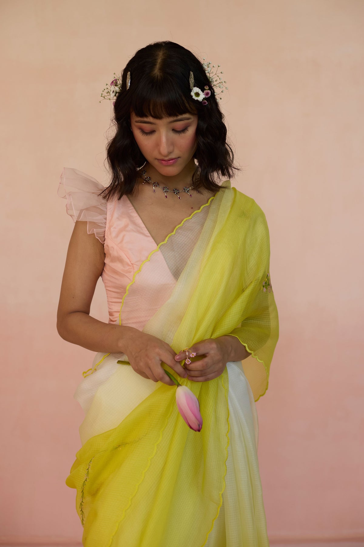 Kota Doria Silk Saree
