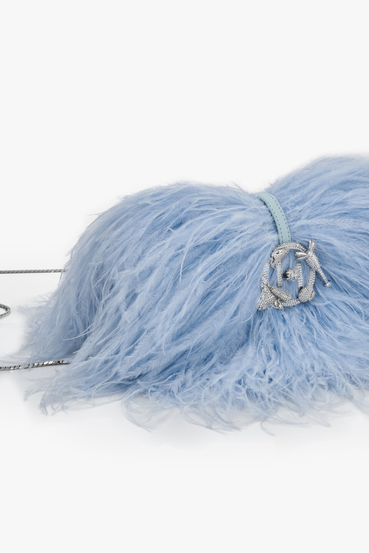The Scarlet Delphine Blue Midi Bag