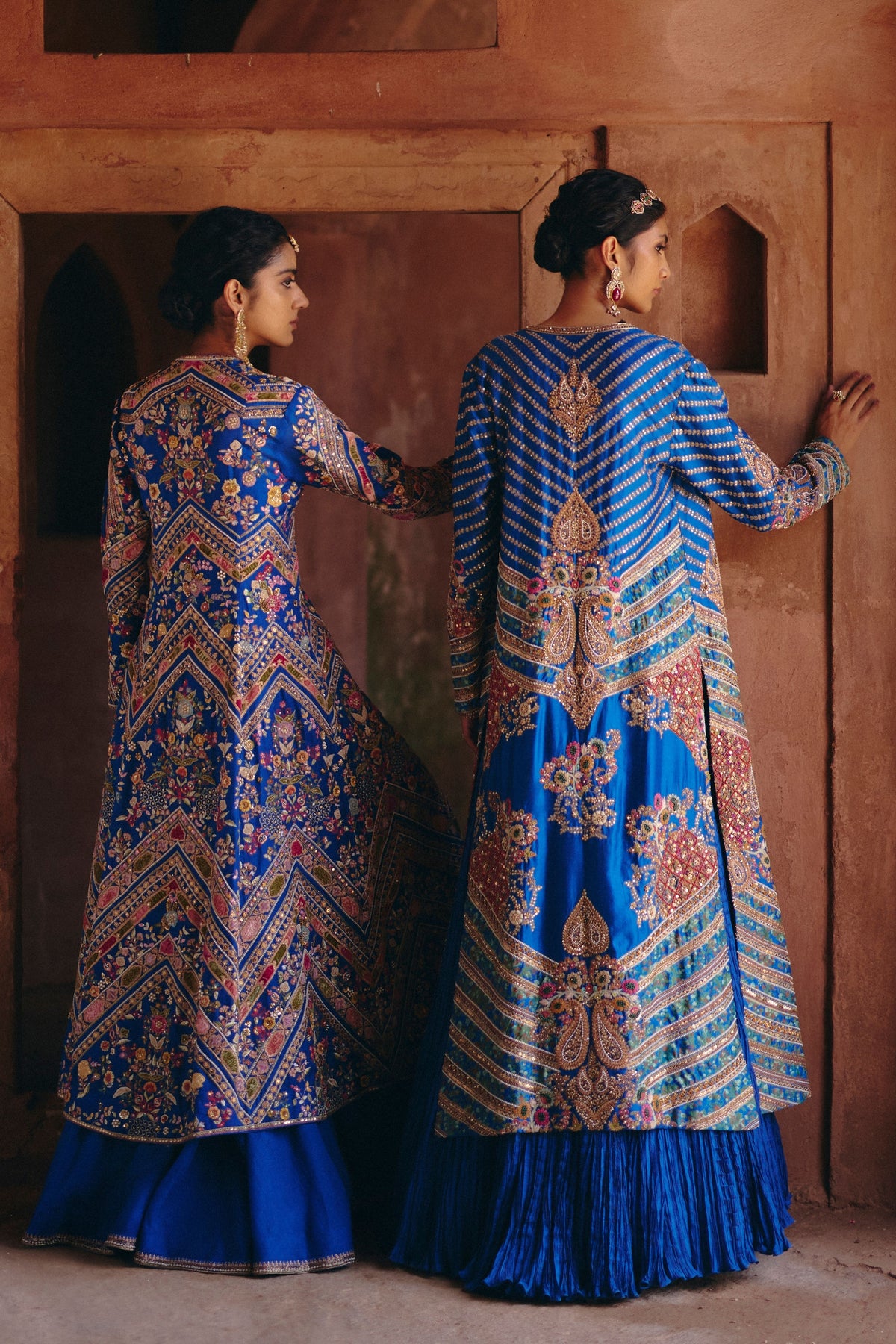 Gulrez Embroidered Jacket Set