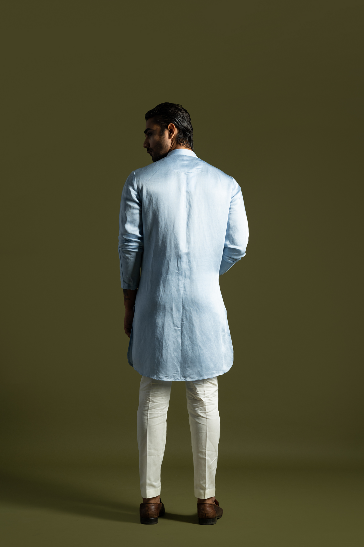 Ice Blue Kurta Set