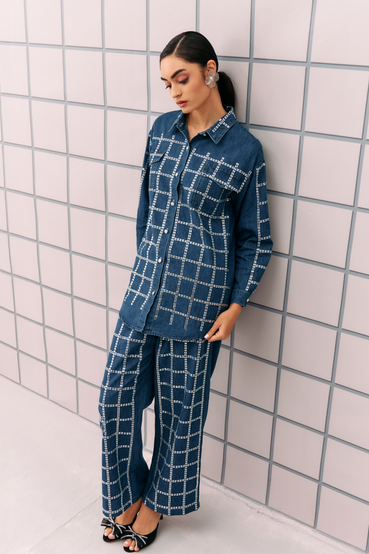 Dark Blue Aim Co-ord Set
