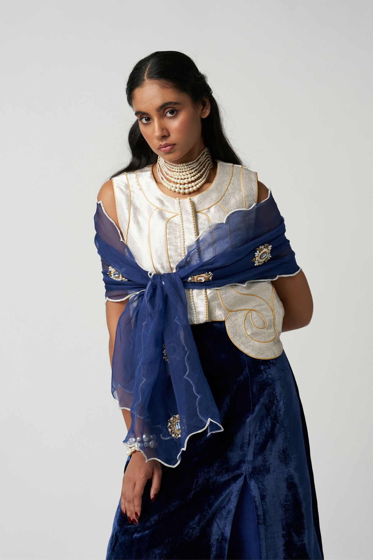 Madame Velvet Kurta Set
