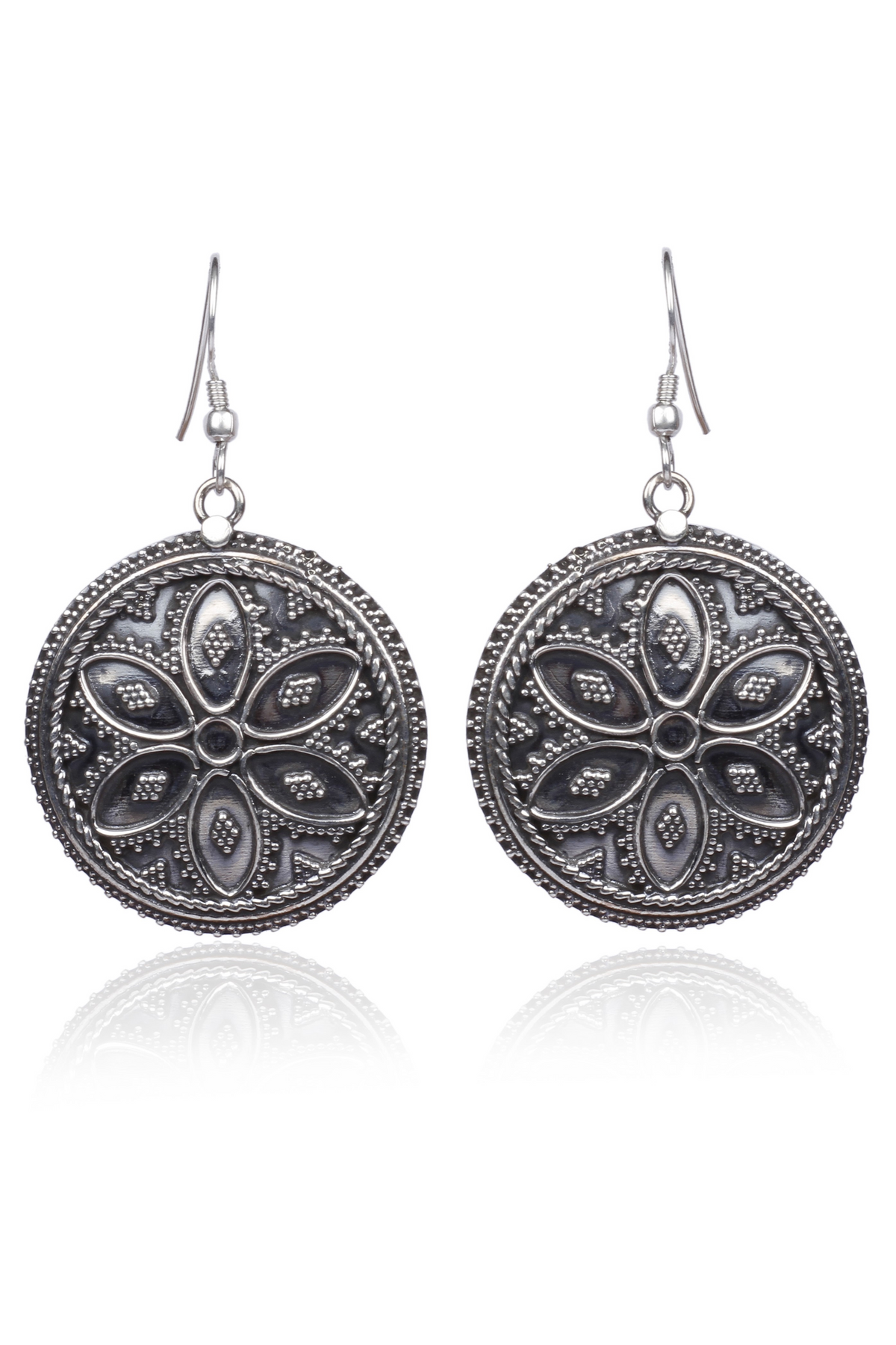 Lubena  Silver Earrings