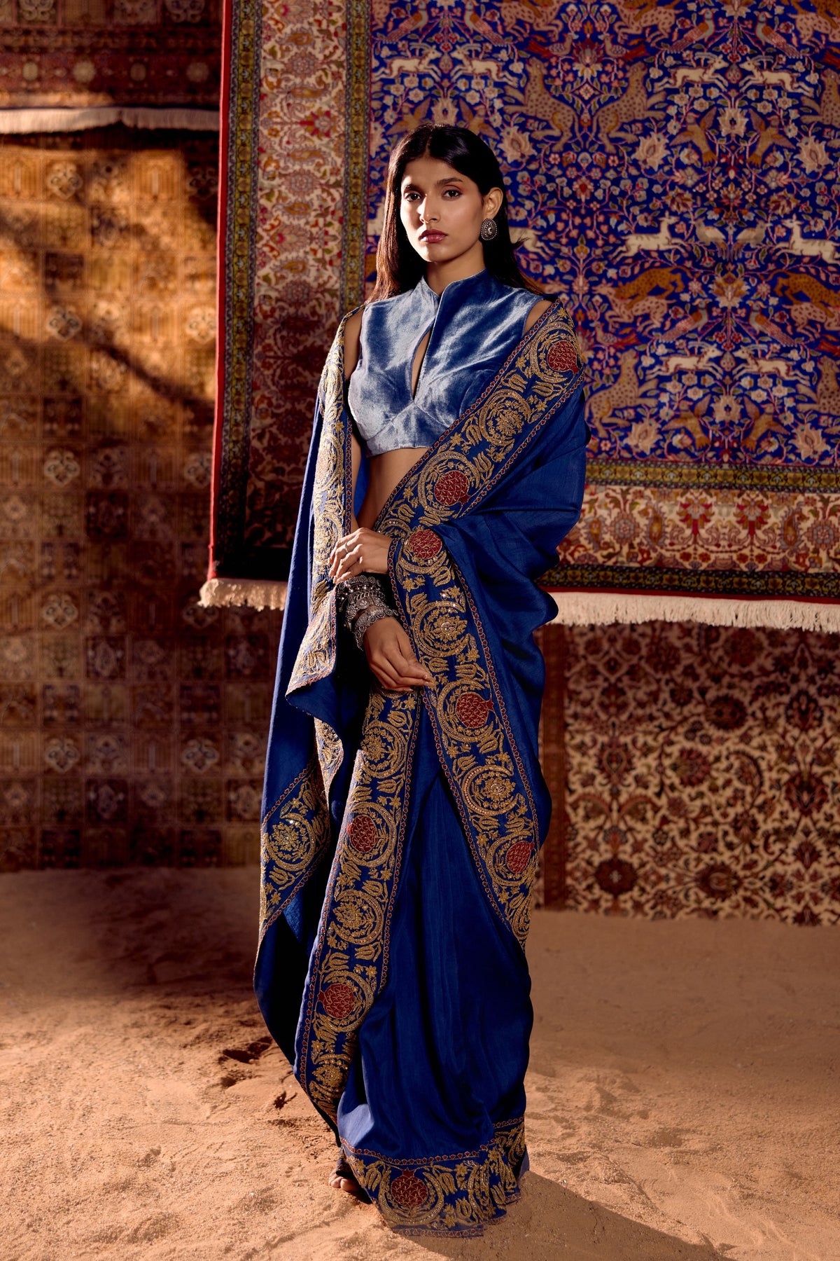 Zar Gulnaar Saree Set