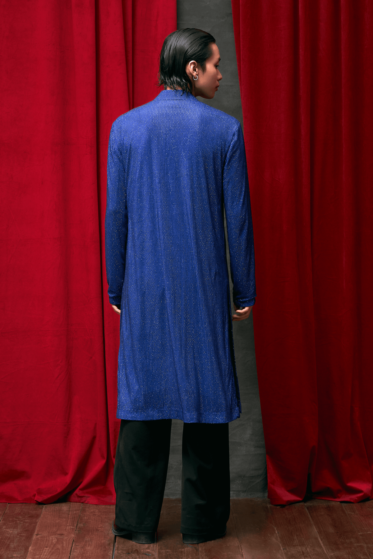 Cobalt Crystal Kurta Set