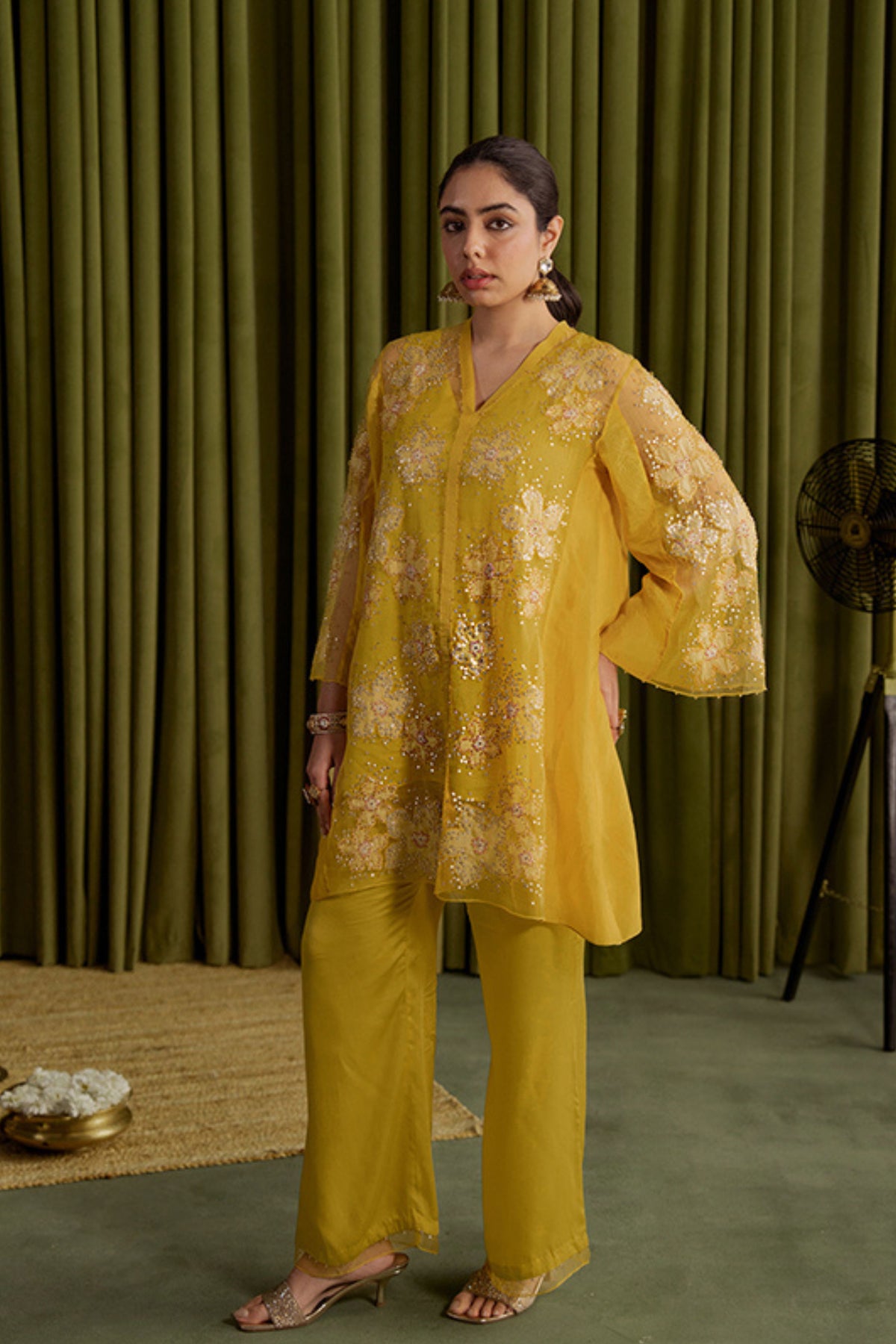 Mango Kurta Floral Set