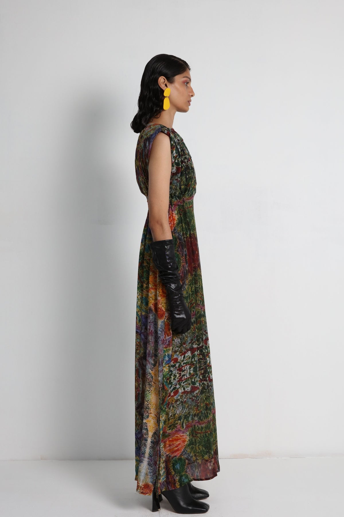 Multicolour Embroidered Dress