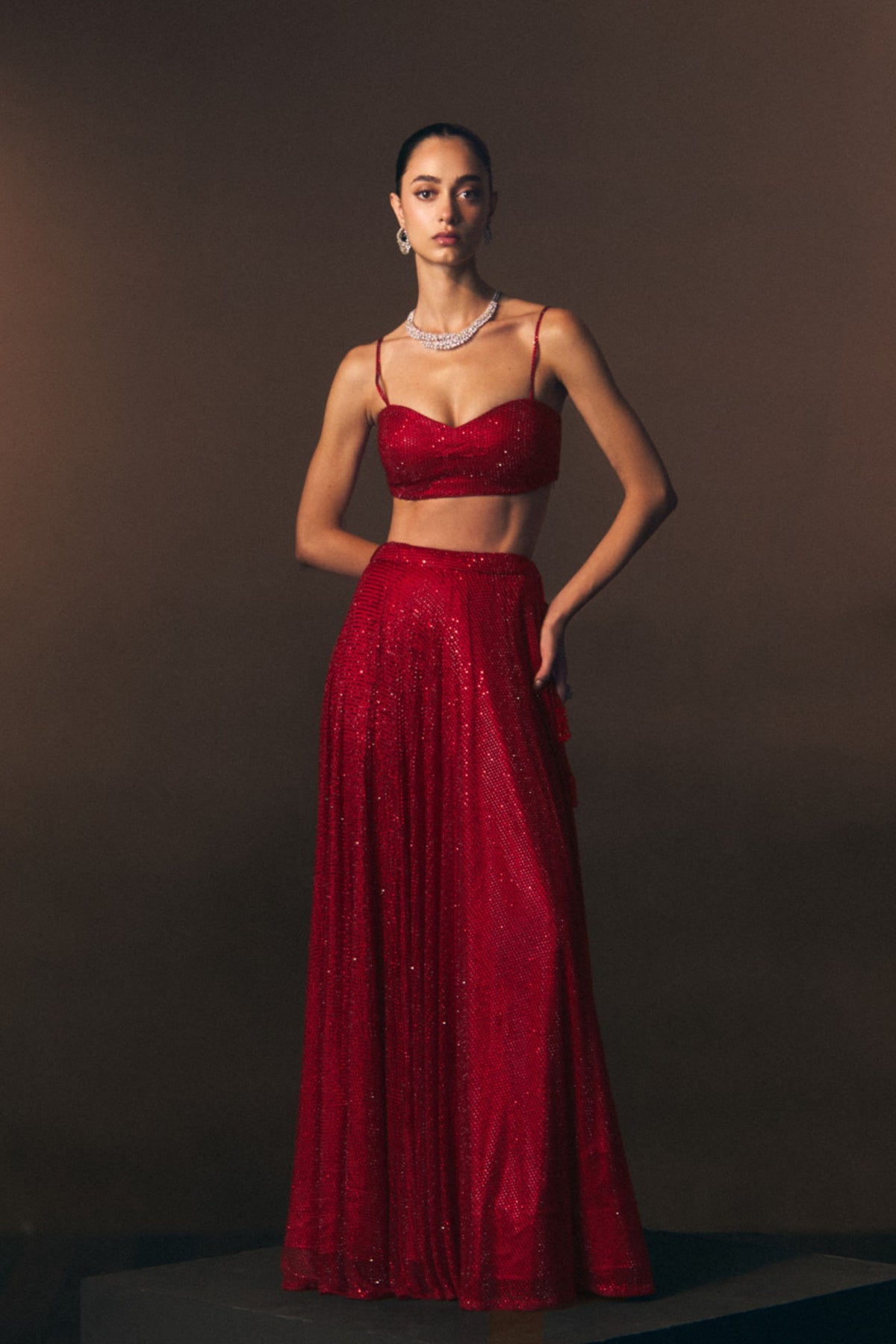 Vermeil Lehenga Skirt Set