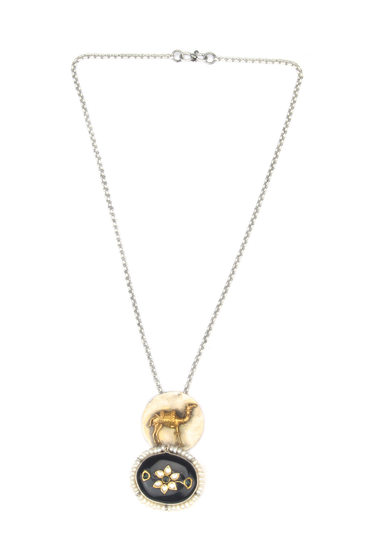 Silver Aashi  Pendant