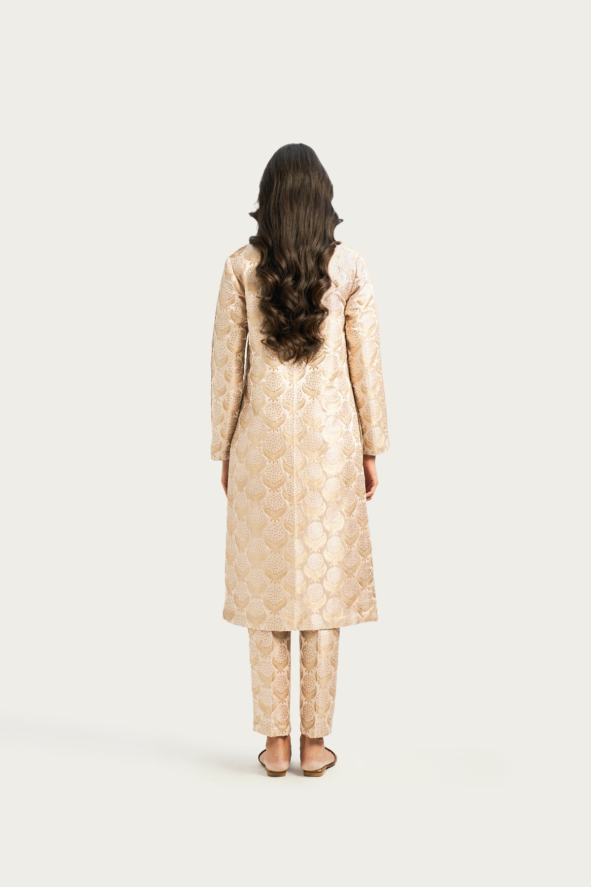 Pale earth  kurta pant set